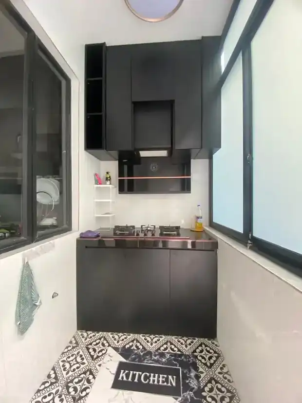 Dapur Konsep Gelap #19