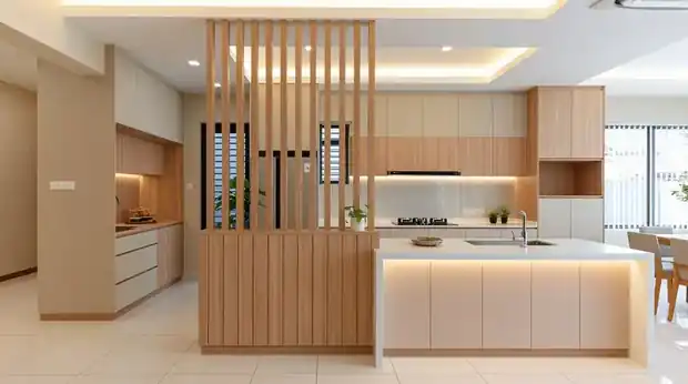 Dapur Slat Kayu
